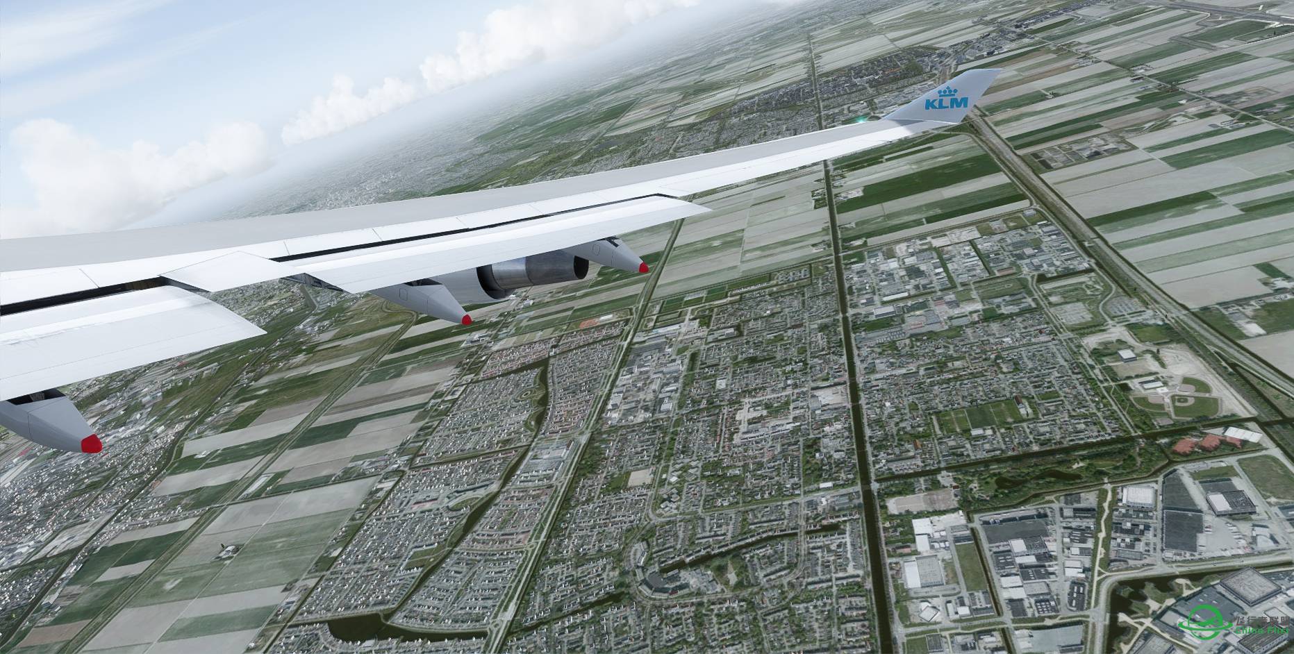 Prepar3D v4 首飞航线 荷兰皇家航空747v3 阿姆斯特丹 长途 北京-4412 