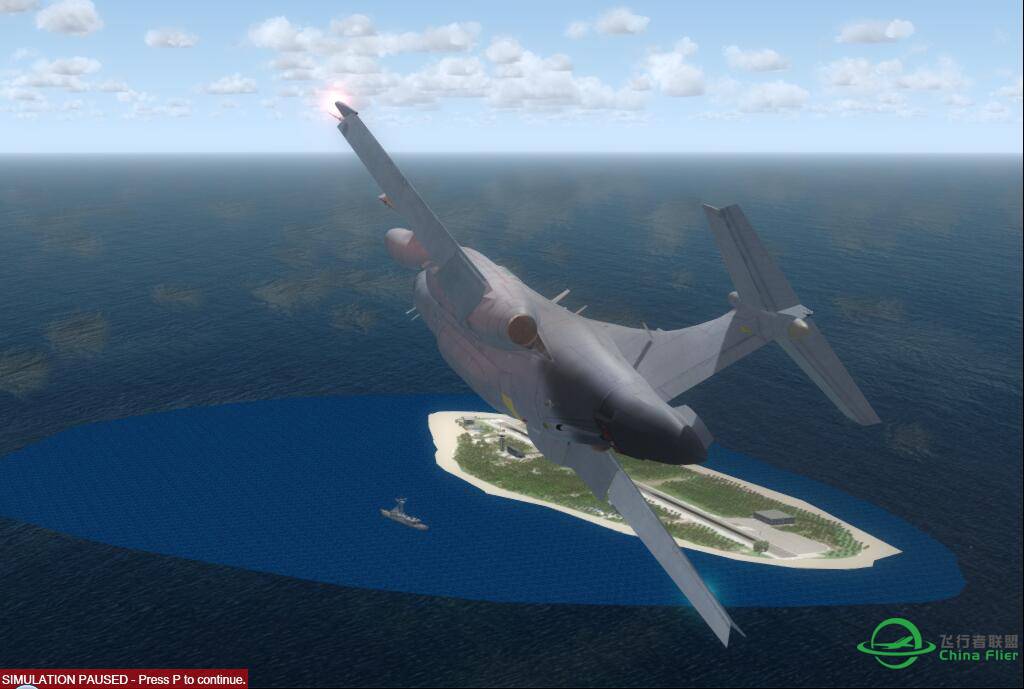 P3D/FSX 里的中国太平岛插件-212 