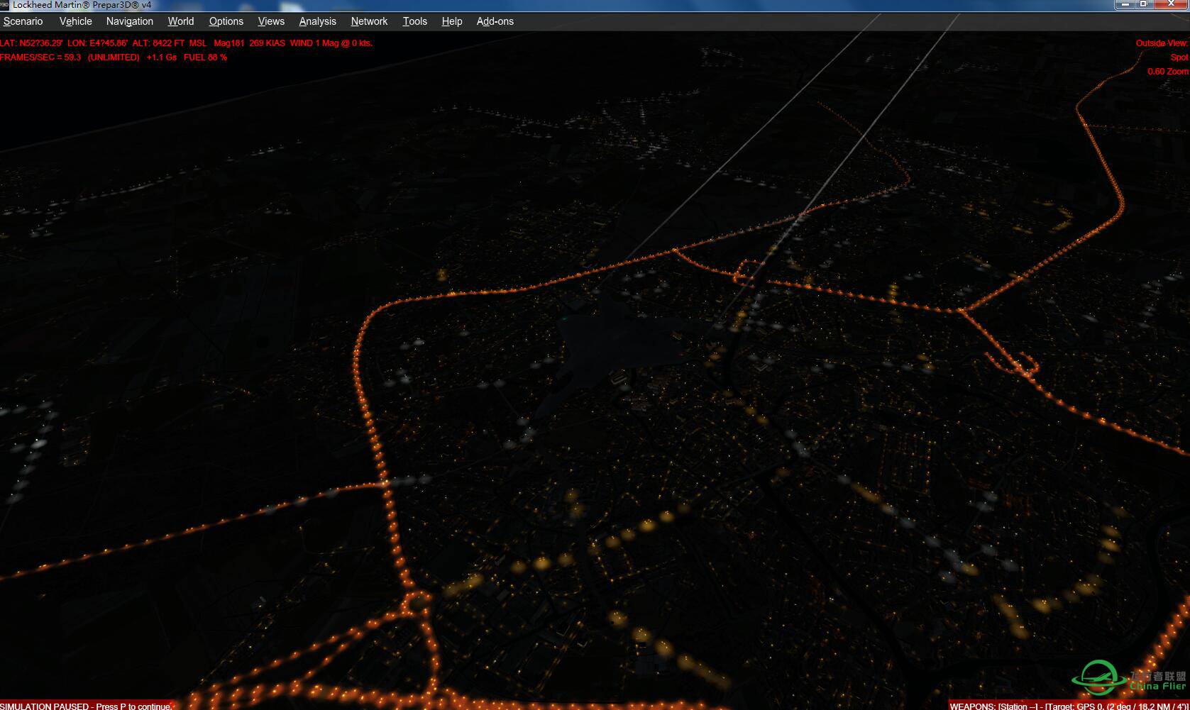 p3dV4在orbx 欧洲open LC下的夜景-9662 