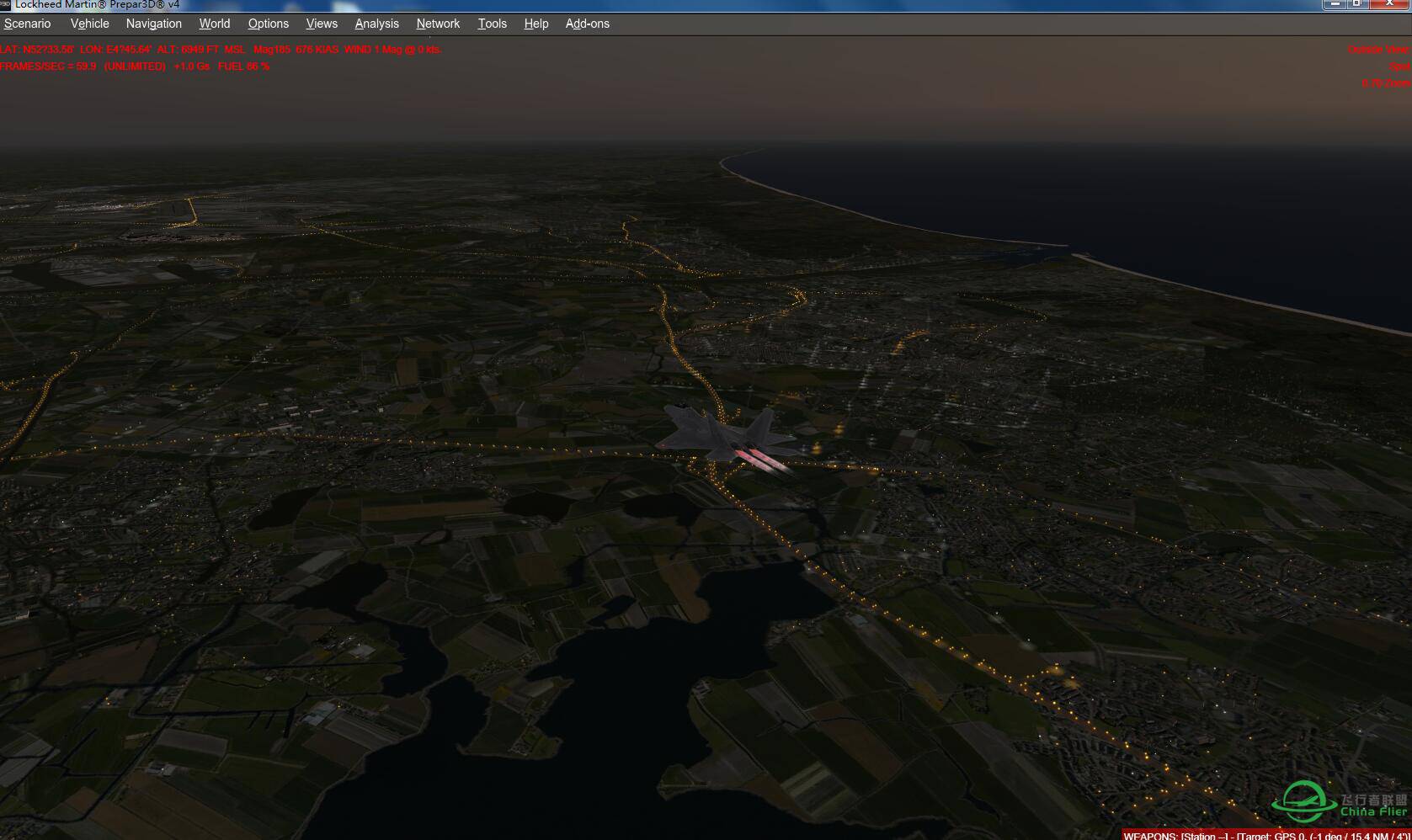 p3dV4在orbx 欧洲open LC下的夜景-3011 