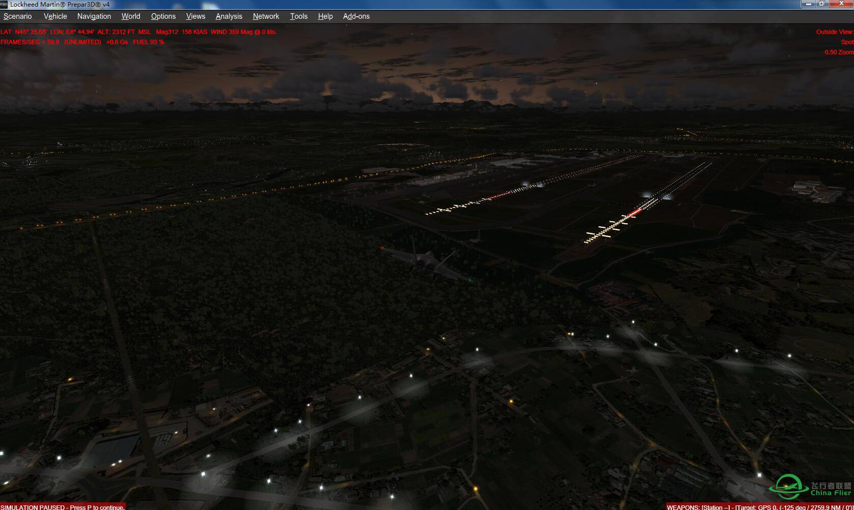 p3d v4插件机场 米兰马尔彭萨与罗马钱皮诺效果图-8992 