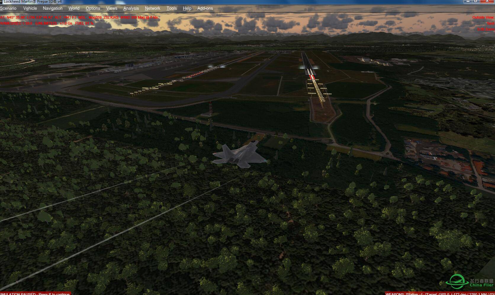 p3d v4插件机场 米兰马尔彭萨与罗马钱皮诺效果图-7545 