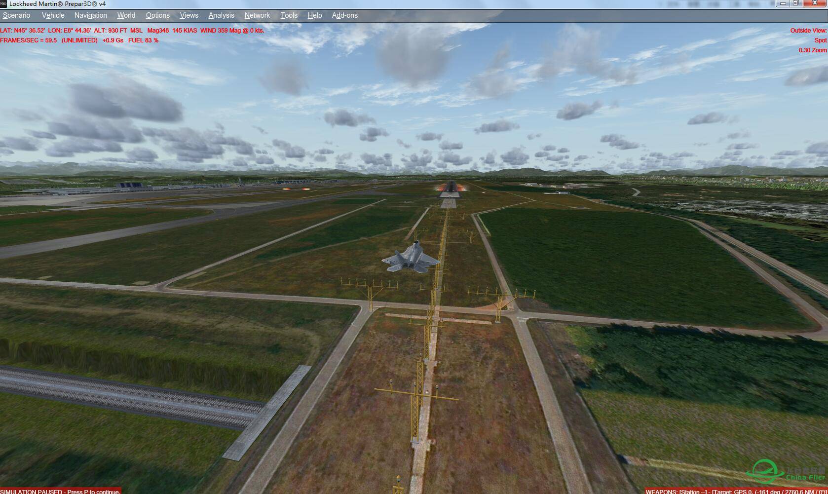 p3d v4插件机场 米兰马尔彭萨与罗马钱皮诺效果图-5689 