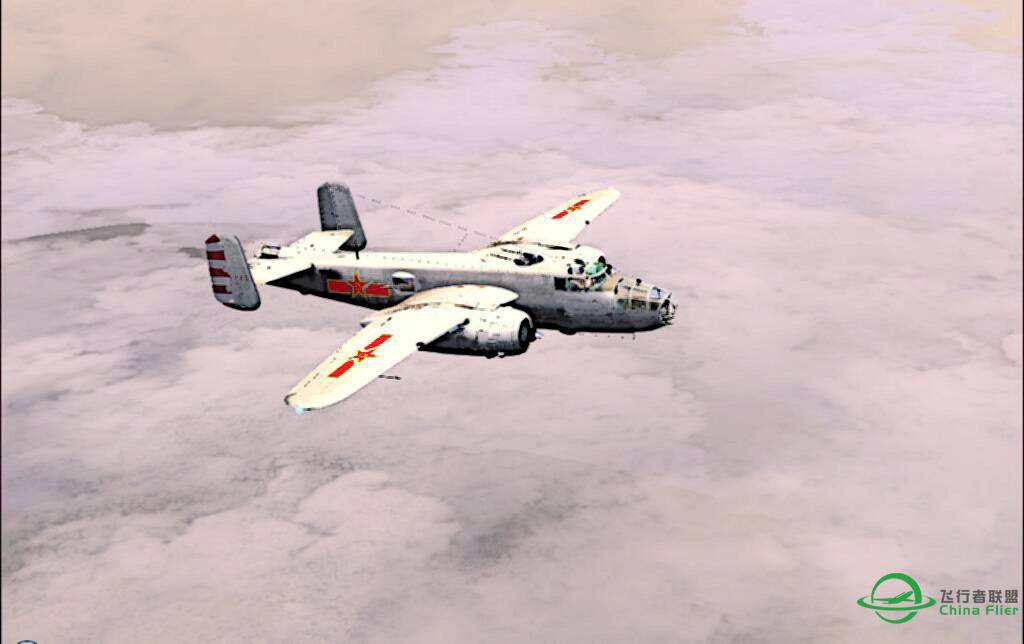 新涂装-解放军B-25-6747 