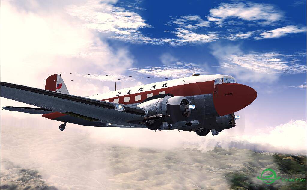 MAAM C-47A民用航空局涂装(FS9＆FSX测试图）-8283 