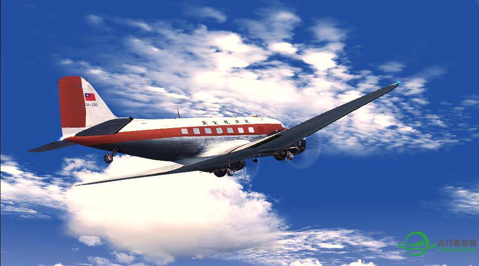 MAAM C-47A民用航空局涂装(FS9＆FSX测试图）-3644 