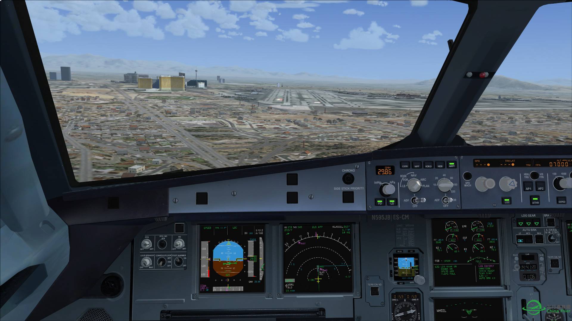 [FSLAB A320] 捷蓝航空 旧金山-维加斯-9028 