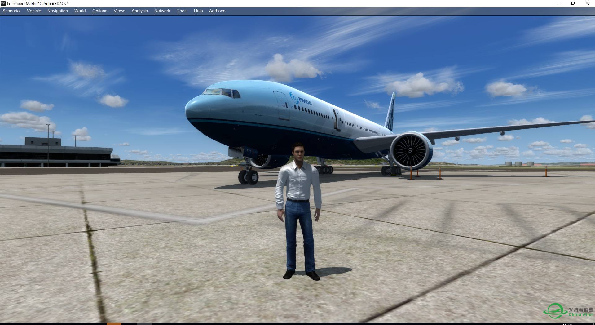 前来发喜讯 成功上P3D-2003 