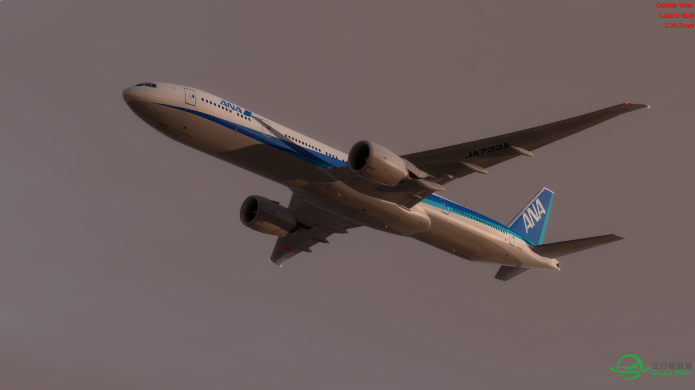 [P3DV4] 全日空777 北京首都-东京成田-8741 