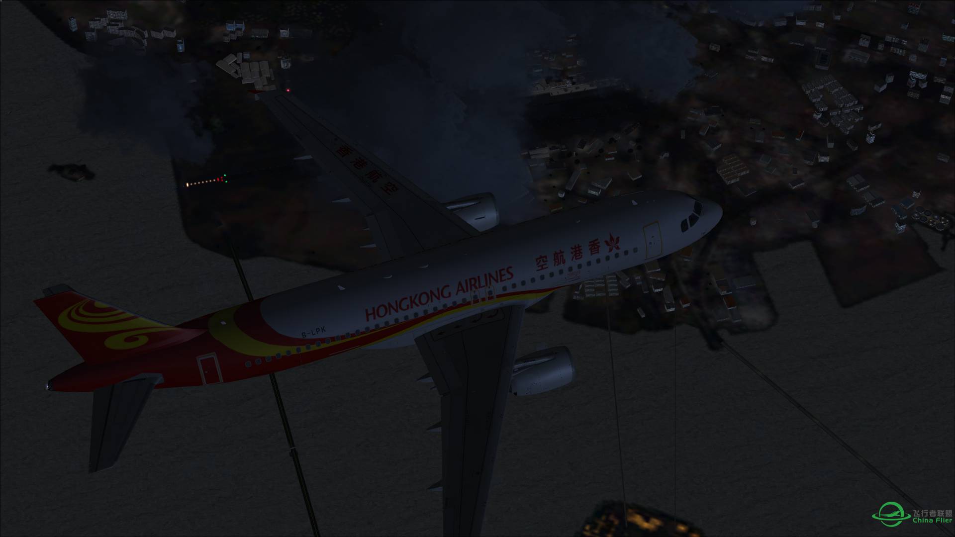 香港航空HX423 长春-香港-7376 