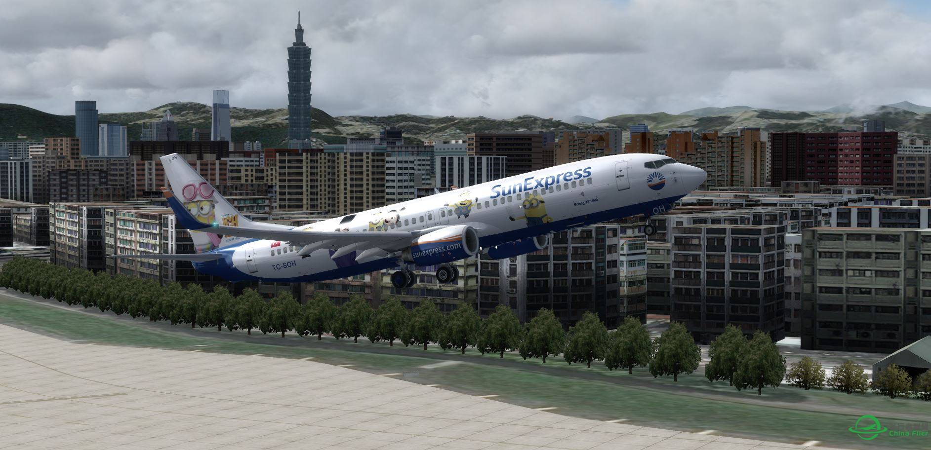 B737-800 SunExpress @ Taipei RCSS-306 