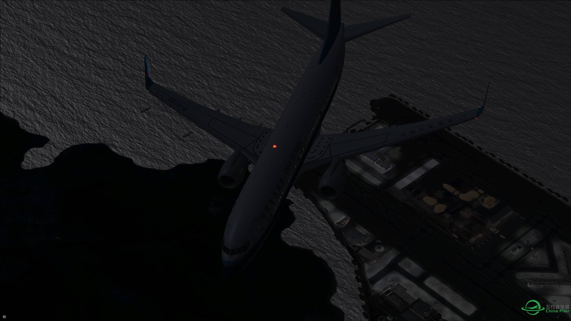 深夜旅游航班 CZ625-5516 