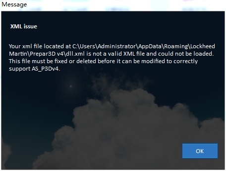 [已解决]active sky for p3dv4报错-4471 