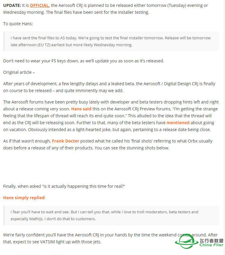 Aerosoft CRJ 最快明天发布！！-3017 