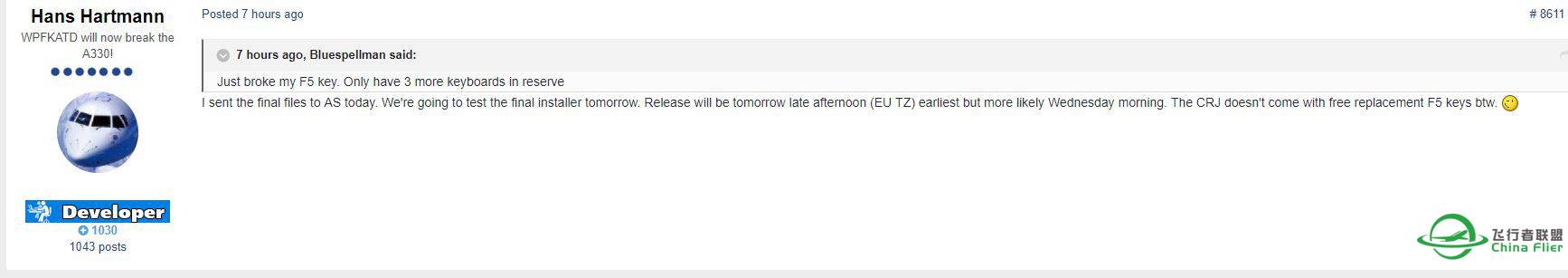 Aerosoft CRJ 最快明天发布！！-9511 