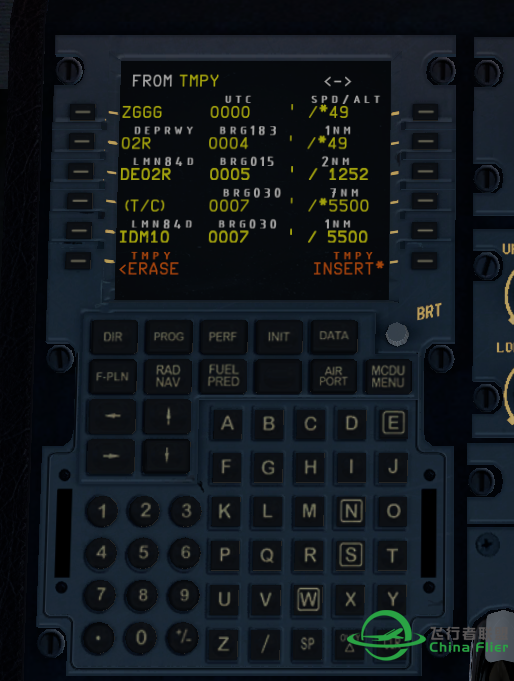 求教XP11 A320 MCDU 航线设置问题-4631 