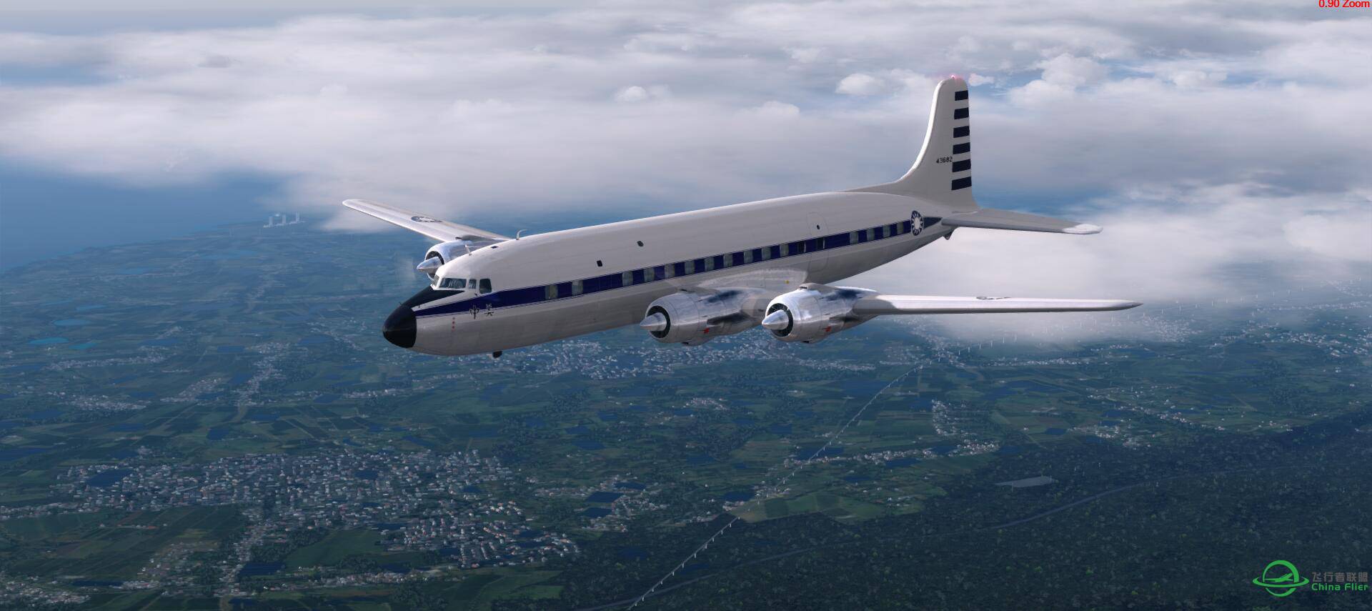 PMDG DC-6A/C-118A 中国国军43682号-7481 