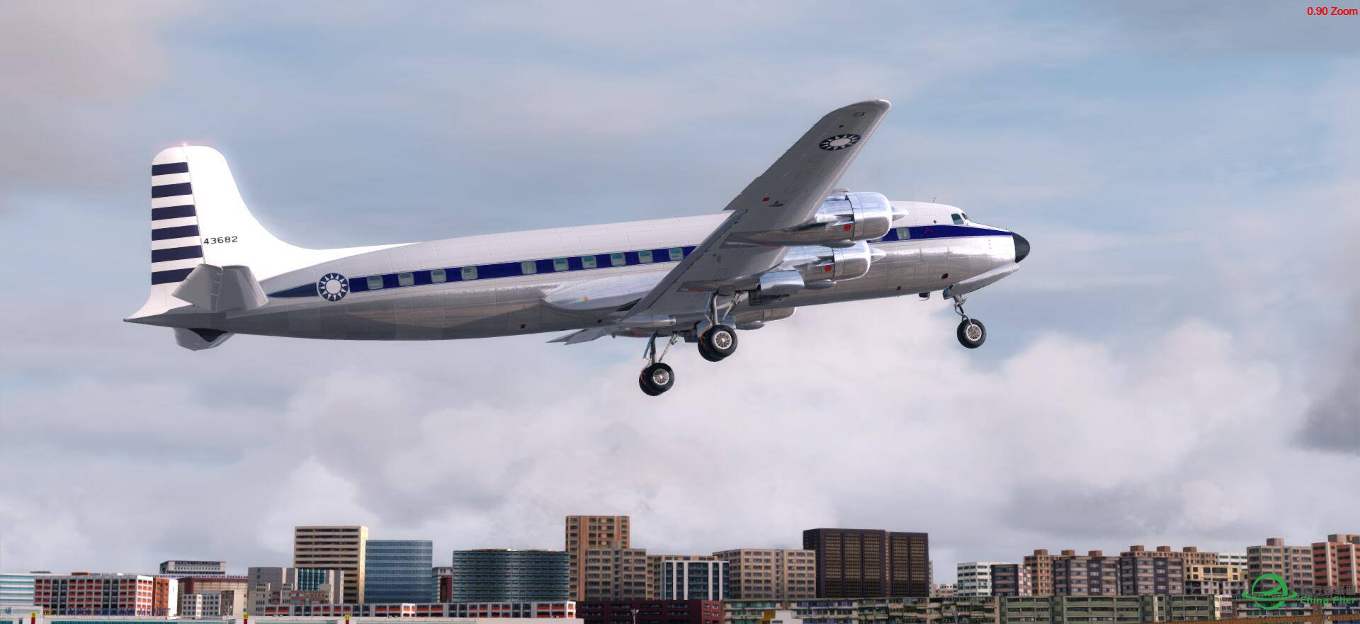 PMDG DC-6A/C-118A 中国国军43682号-8352 