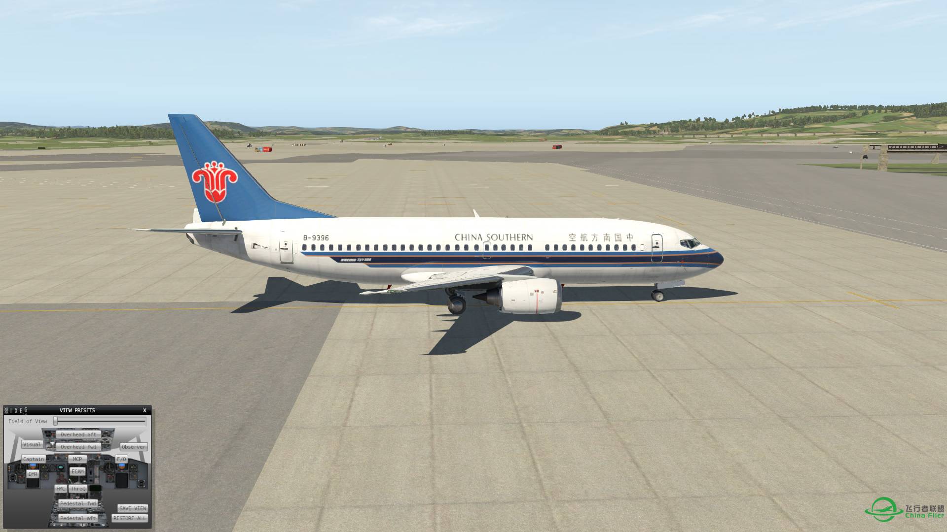 安装苏黎世机场，几番折腾，依然只见跑道不见楼。-4171 