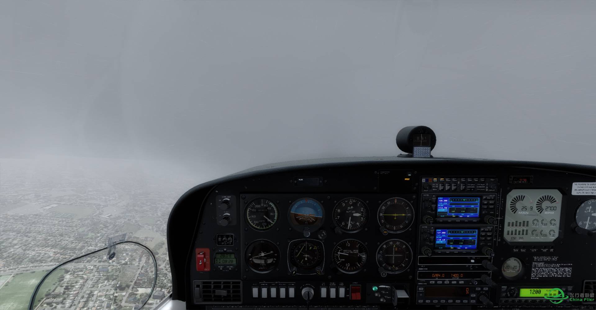 P3DV4  DA40 AS6 測試颱風天-6979 