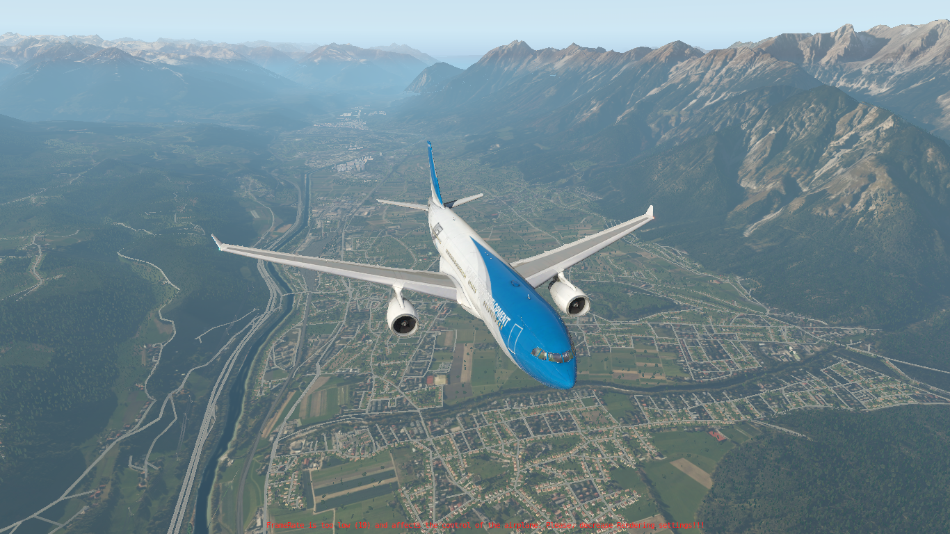 [xplane 11] a330于lowi-4046 