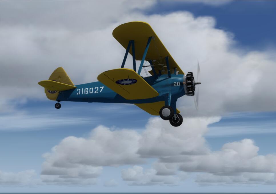 Vertigo Studios 波音斯蒂尔曼PT-17 ROCAF-8602 