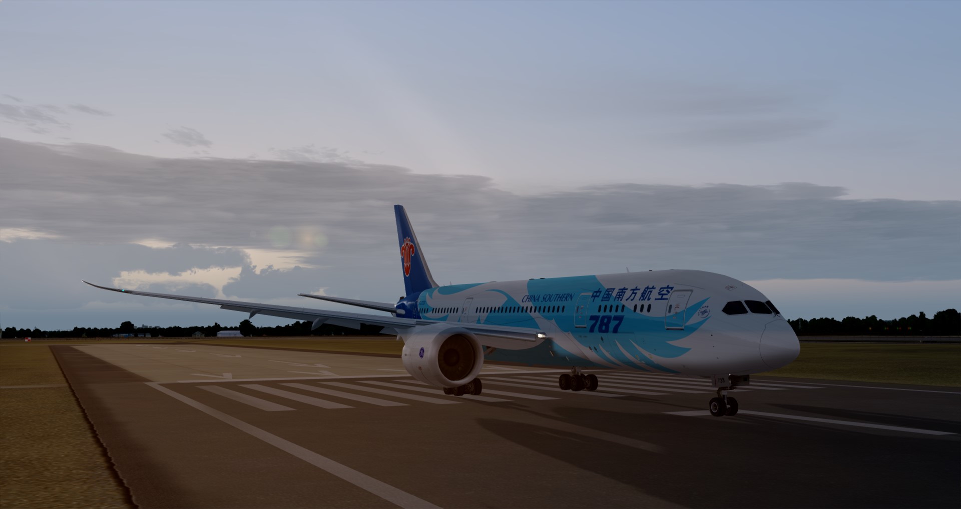 P3D V4 787南航B-2733 EGLL-ZGGG-1796 