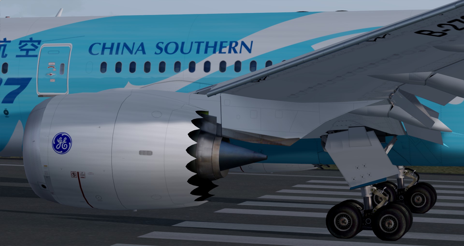 P3D V4 787南航B-2733 EGLL-ZGGG-4637 