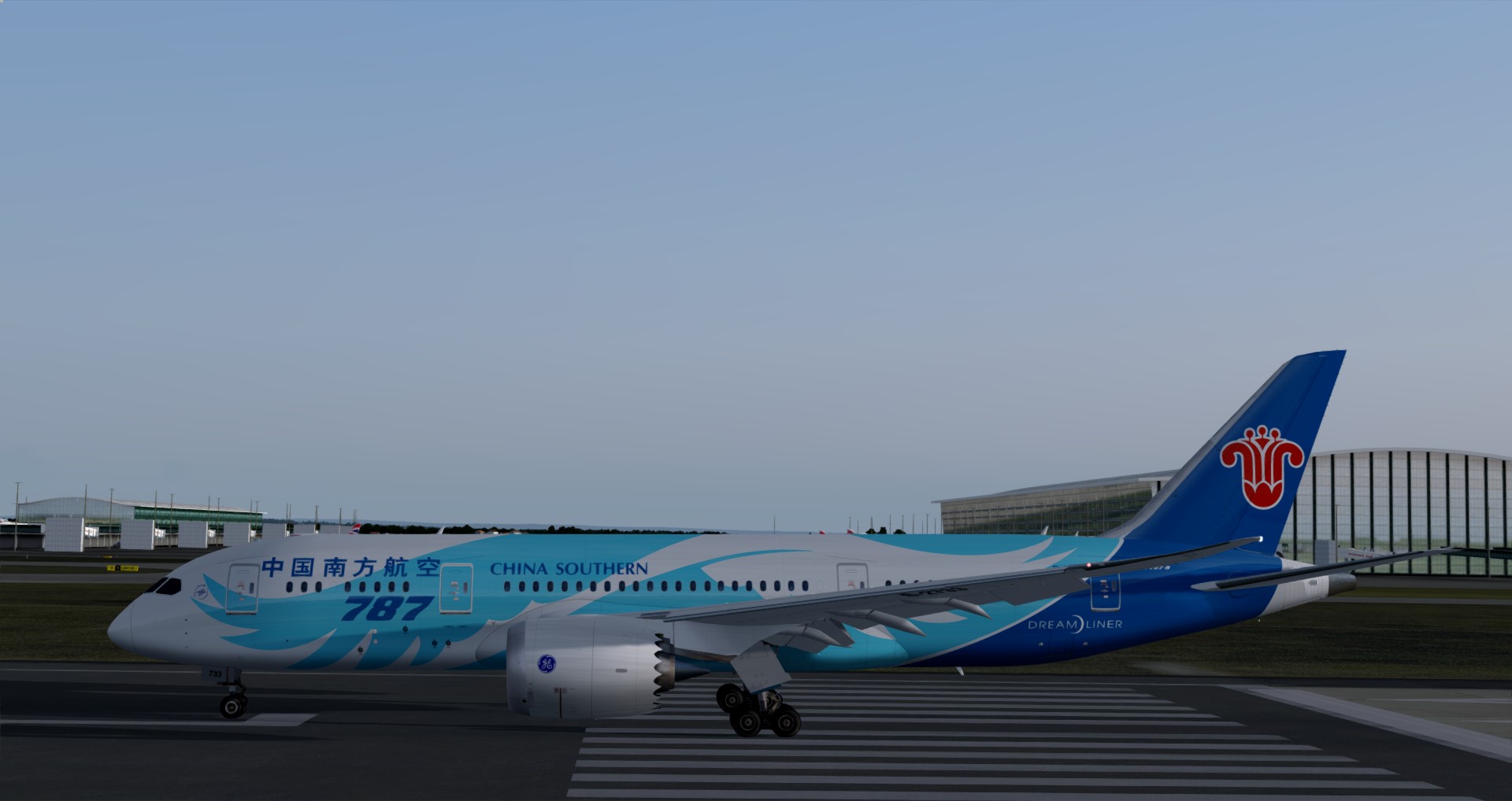 P3D V4 787南航B-2733 EGLL-ZGGG-3412 