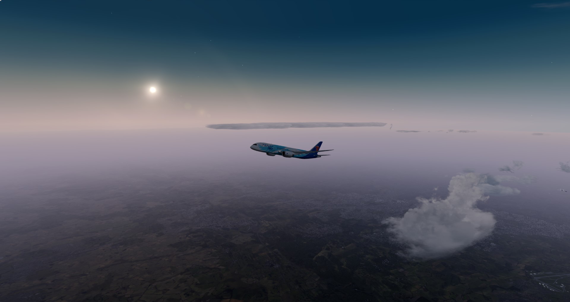 P3D V4 787南航B-2733 EGLL-ZGGG-5649 