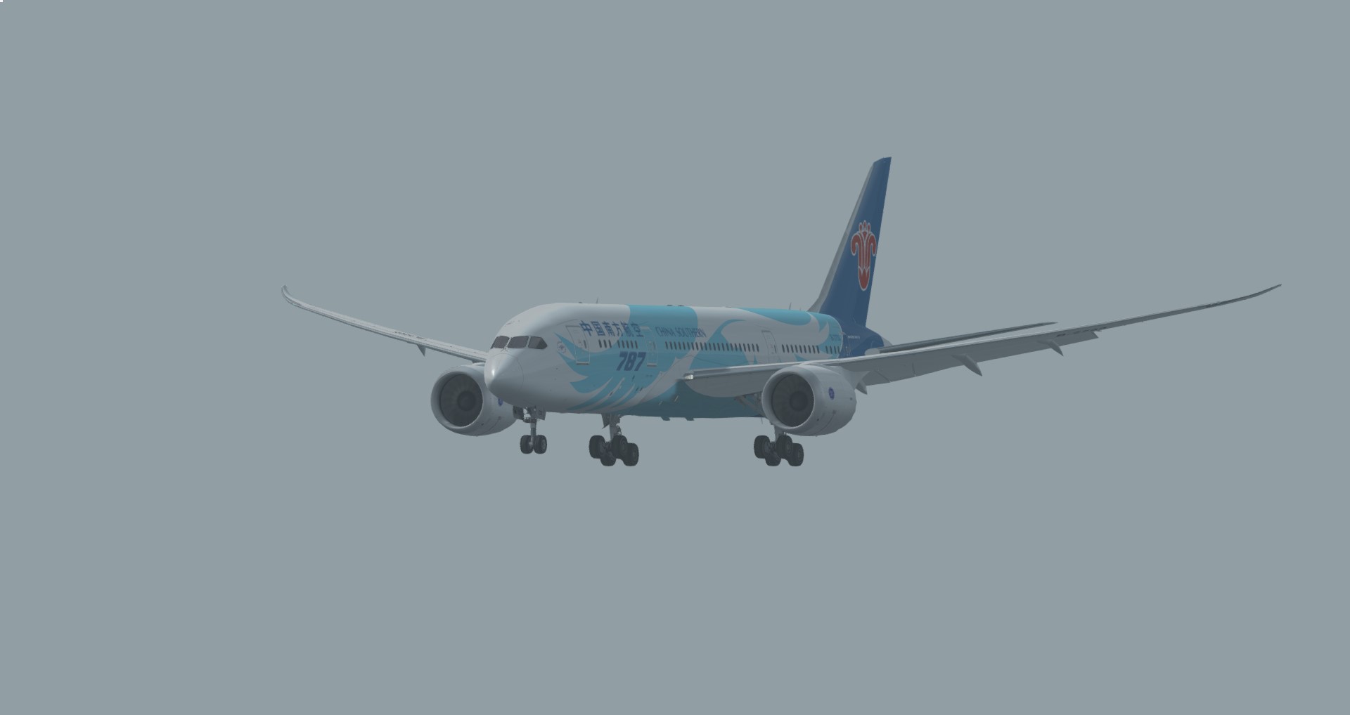 P3D V4 787南航B-2733 EGLL-ZGGG-2401 