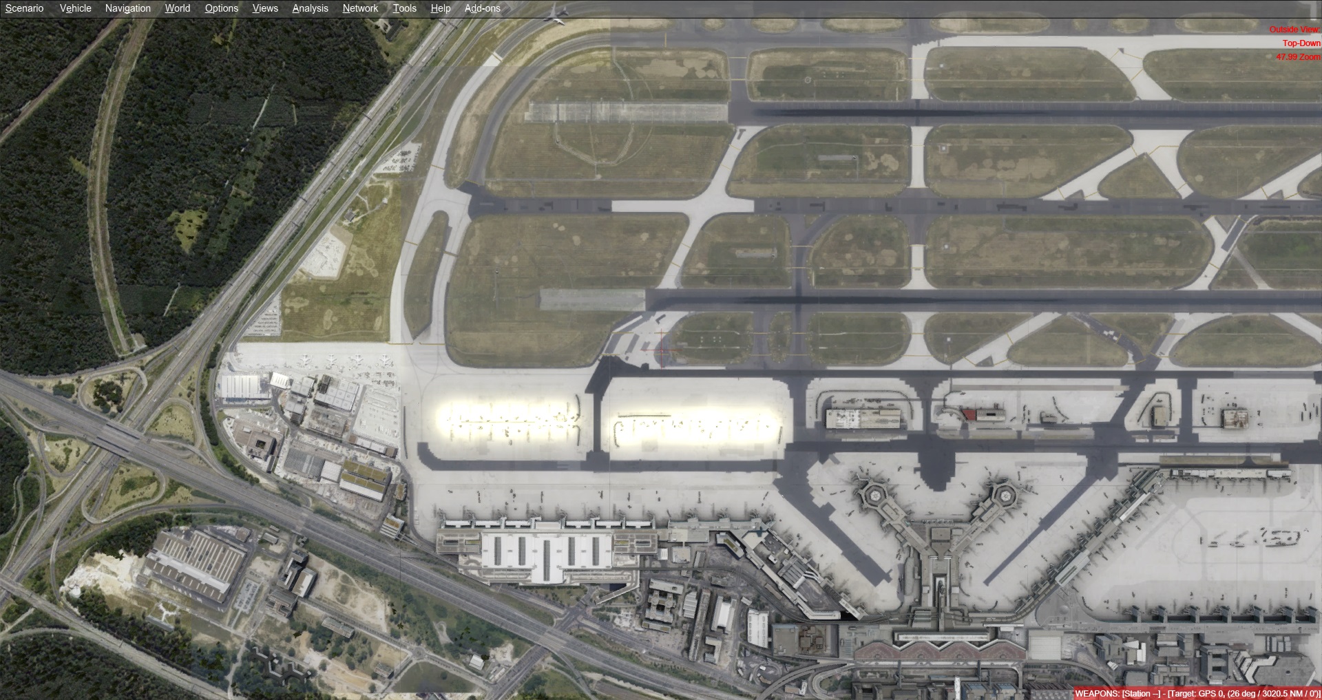 装了EDDF P3Dv4版的地景出现滑行道缺失-6938 