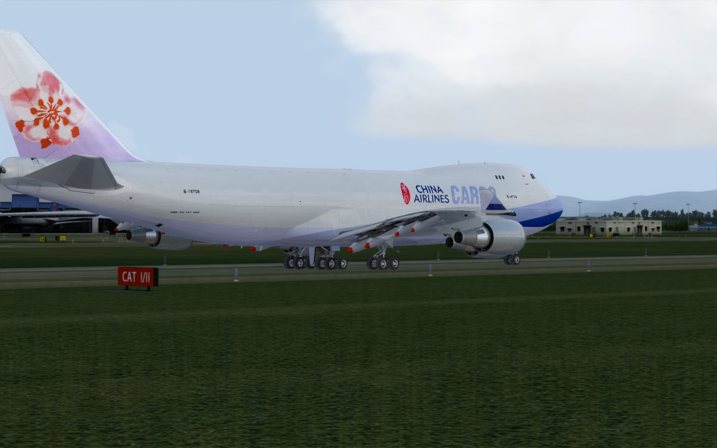 华航74F起飞广州机场-429 