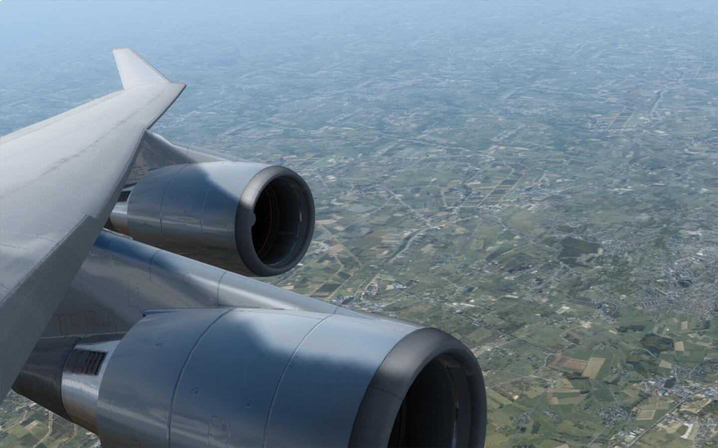 华航74F起飞广州机场-6228 