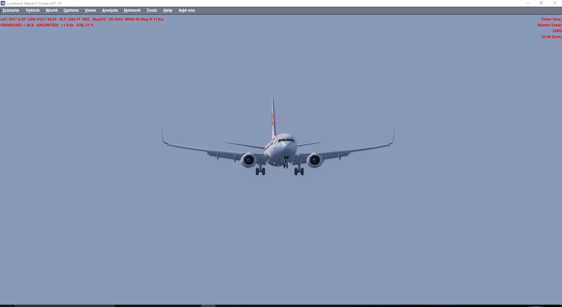 温州 浦东 波音738 图片一波-7288 