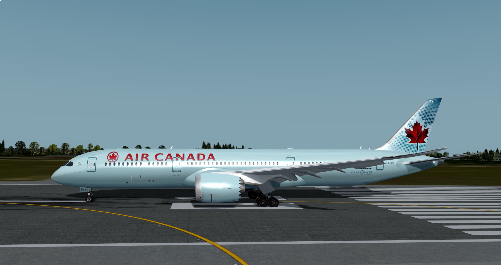 P3D V4 787-9 加航 ZBAA-CYYZ-6152 