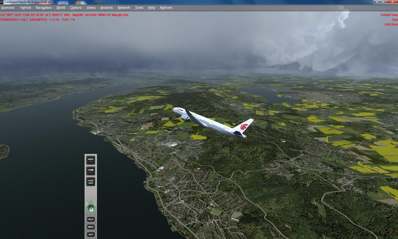 飞往苏黎世-9534 