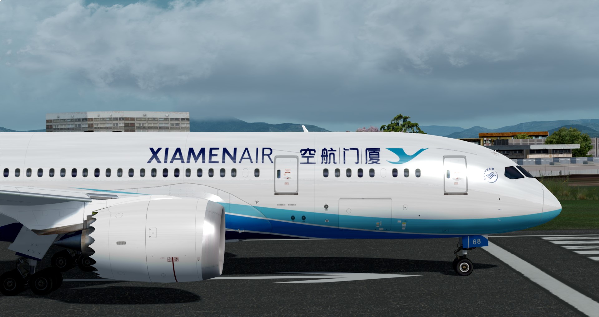 P3D V4 788 厦航 ZSAM-YSSY-9650 