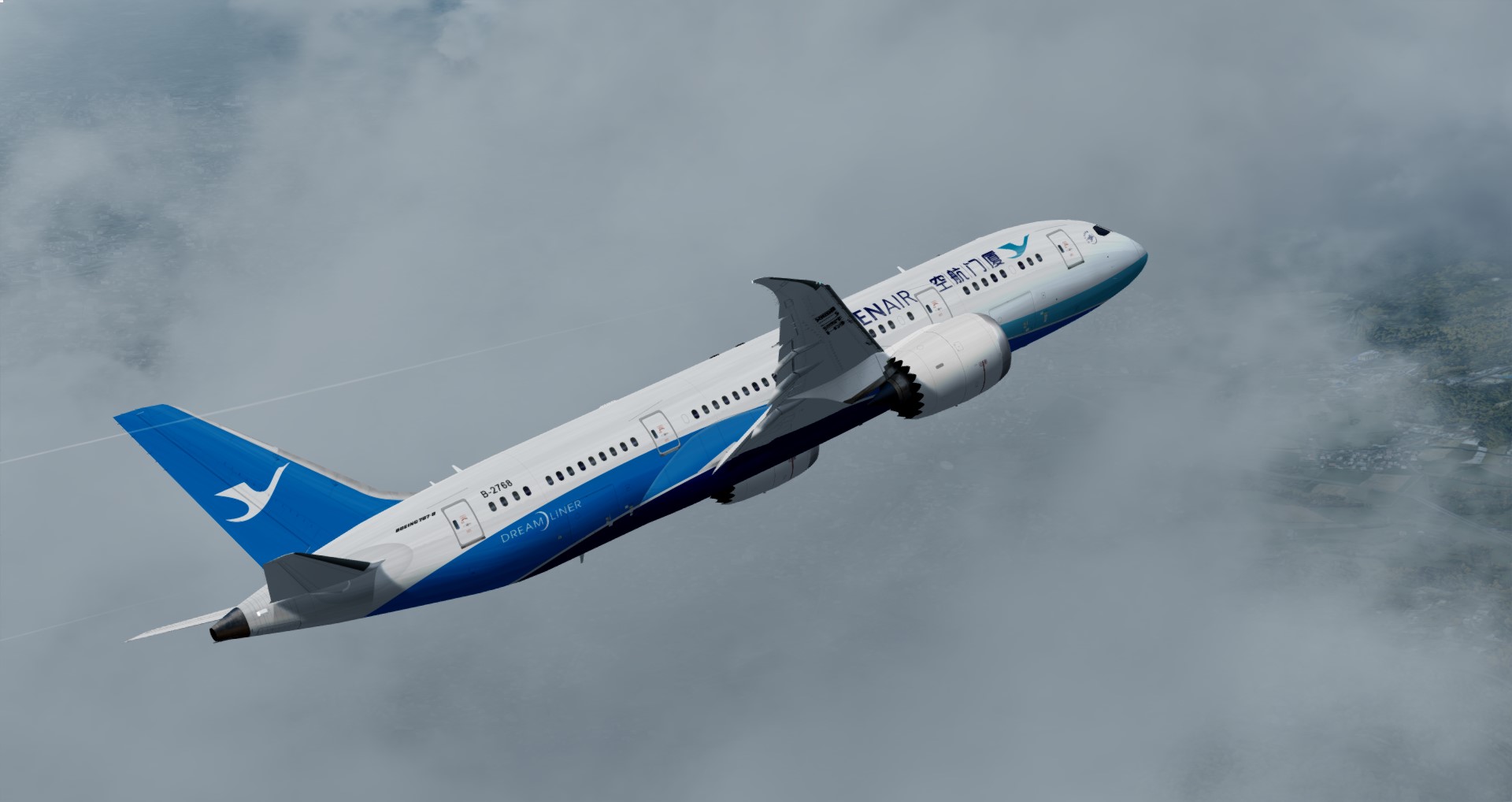 P3D V4 788 厦航 ZSAM-YSSY-183 