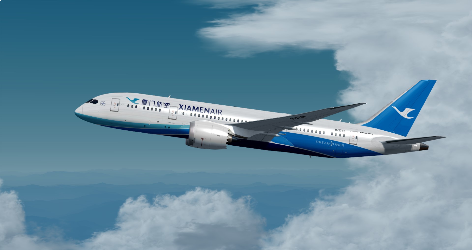 P3D V4 788 厦航 ZSAM-YSSY-4020 