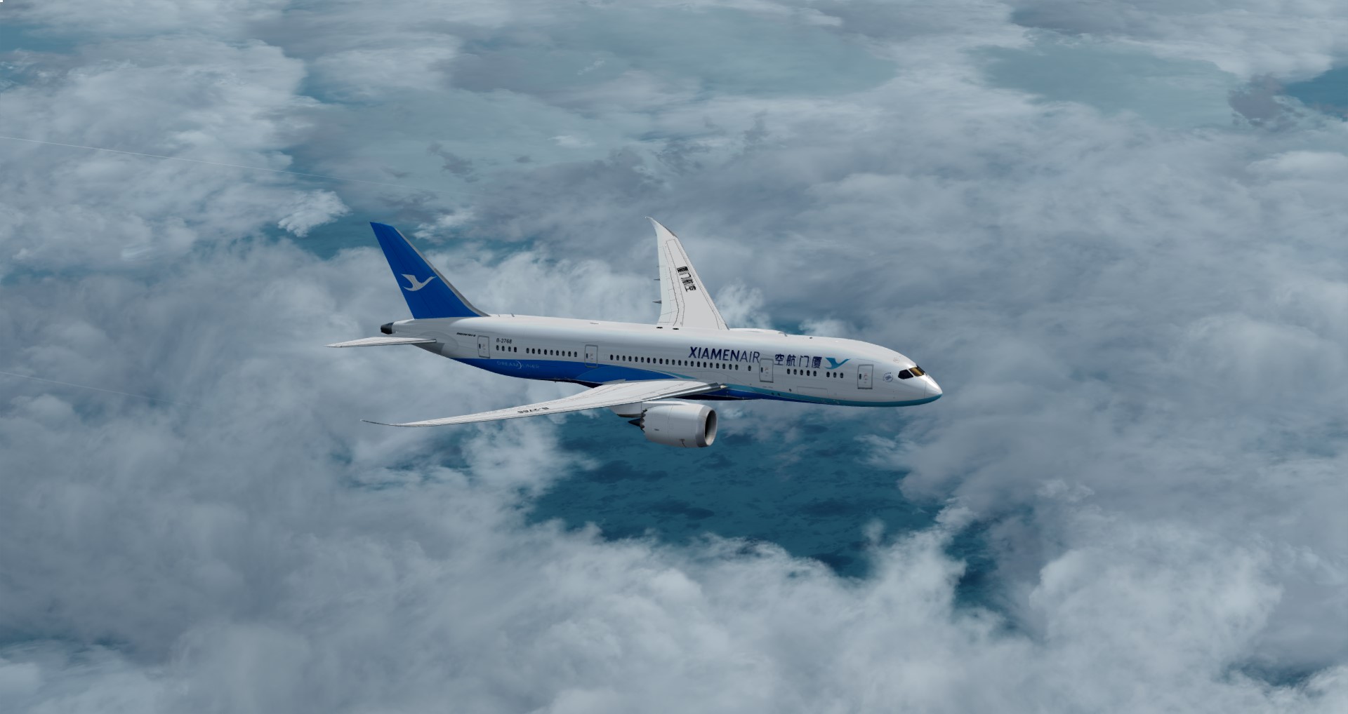 P3D V4 788 厦航 ZSAM-YSSY-4889 