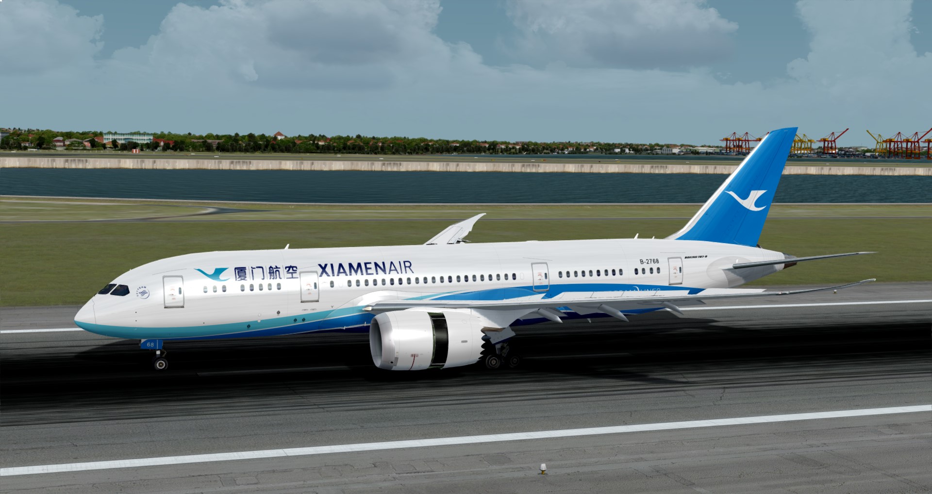 P3D V4 788 厦航 ZSAM-YSSY-482 