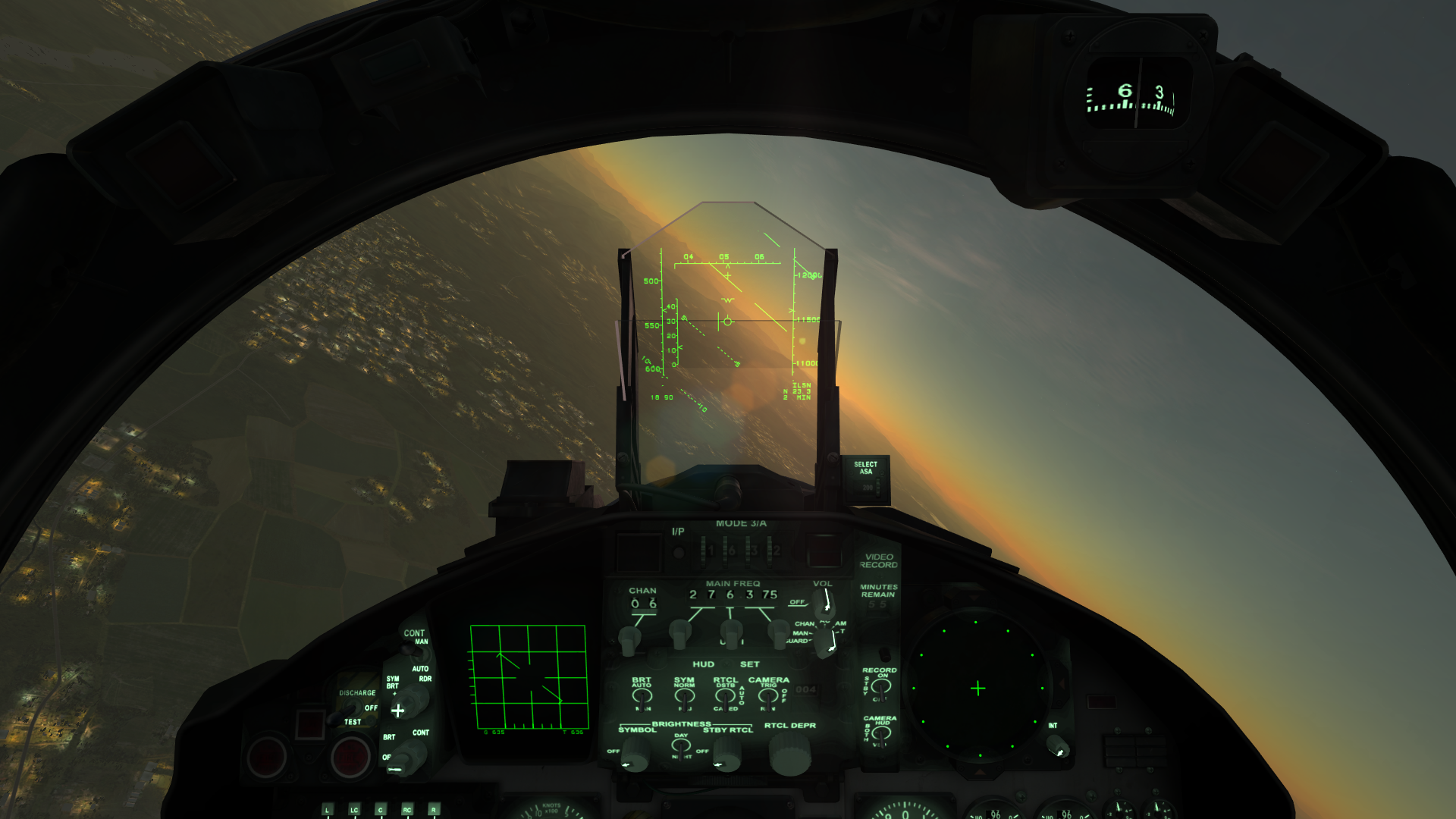 F15C-伴着朝霞飞行-5713 