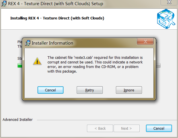 【SOLVED】求助各位机长，安装REX 4.4过程中的问题-9191 