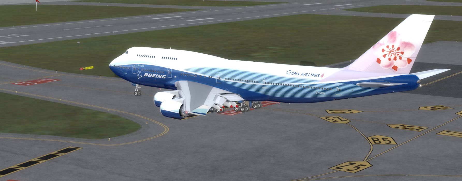 B747 ChinaAirline B18210-9989 