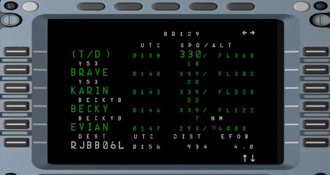 求救，RCTP飛RJBB自動駕駛永遠都會降高來不及-498 