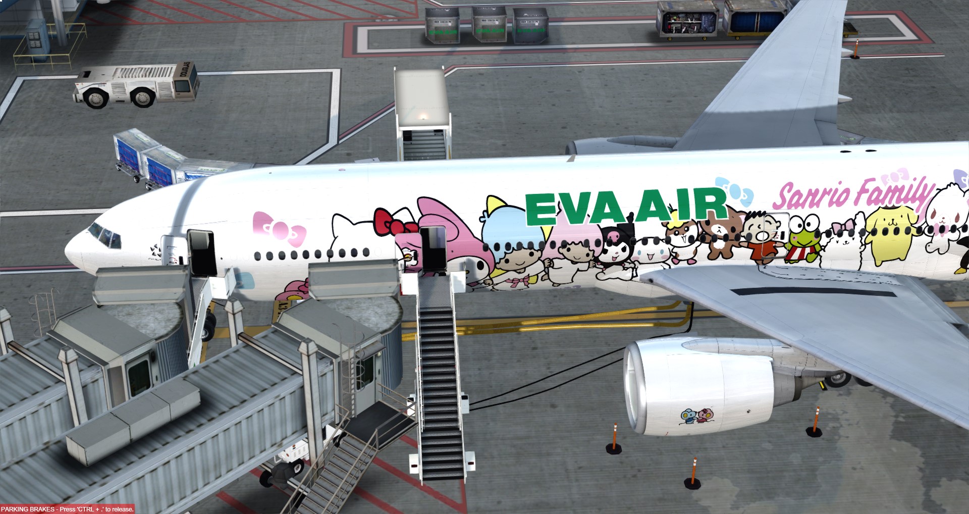 P3D V4 77W 长荣航空 VHHH-RCTP-9526 