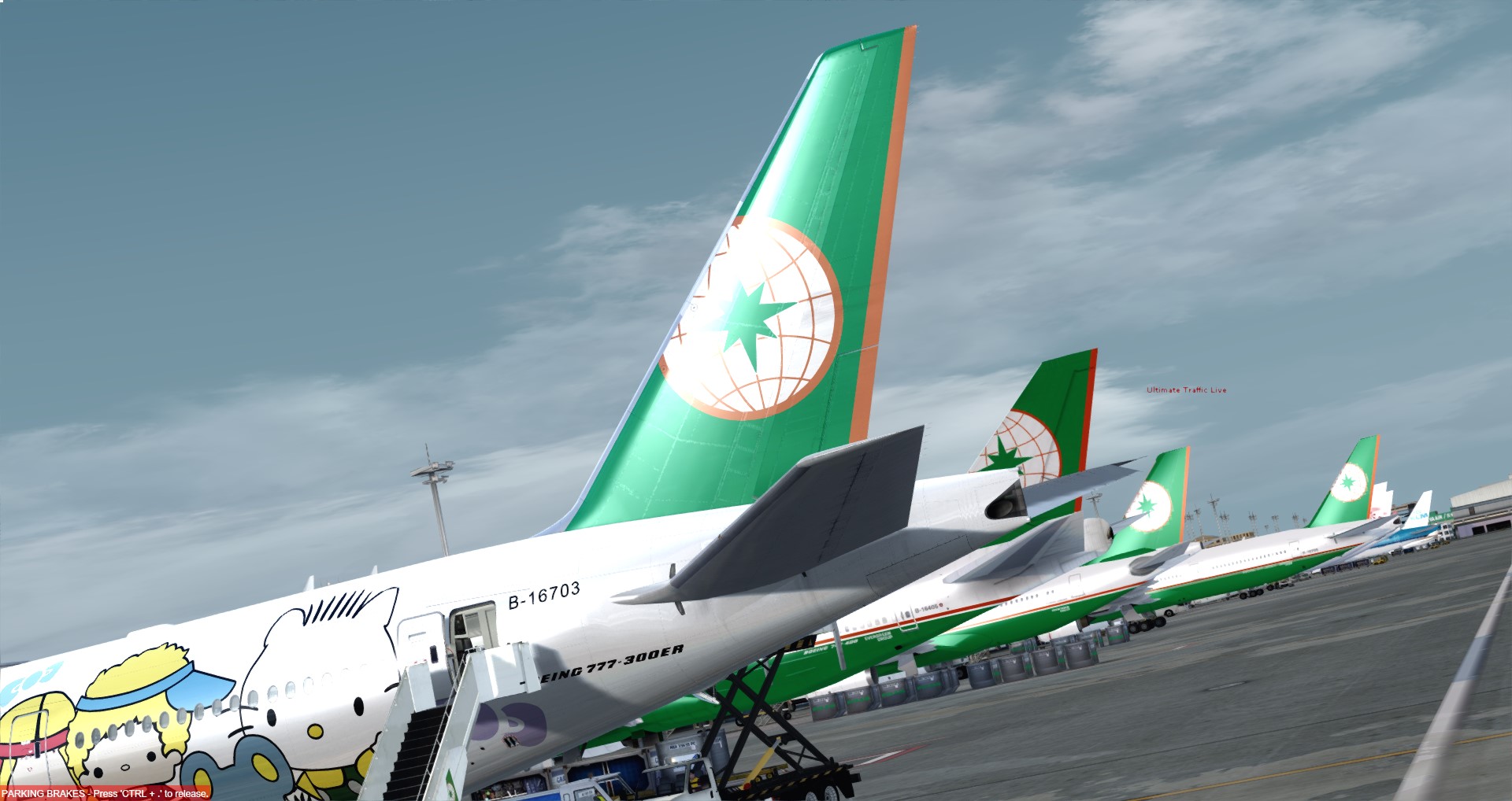 P3D V4 77W 长荣航空 VHHH-RCTP-552 