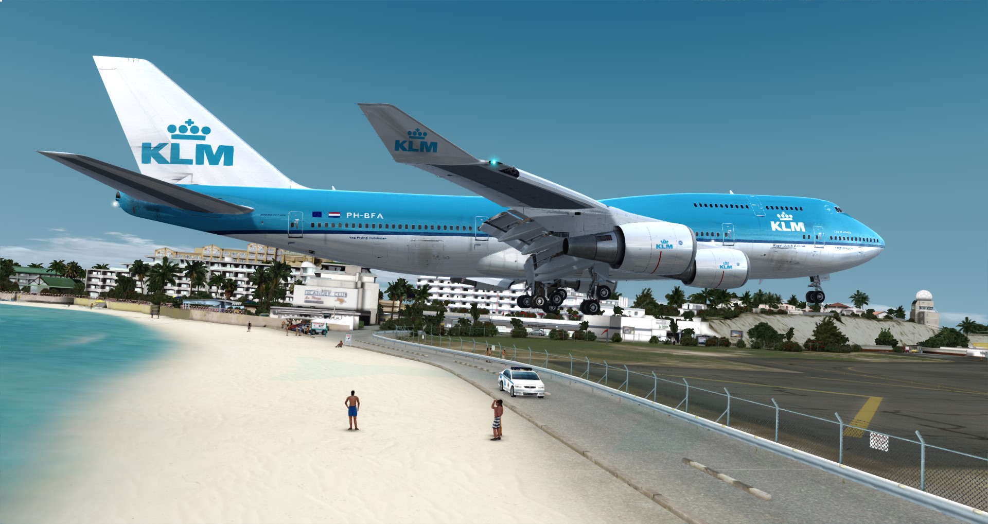 怀念曾经朱莉安娜公主TNCM的KLM744 那些非常的744降落镜头-7986 