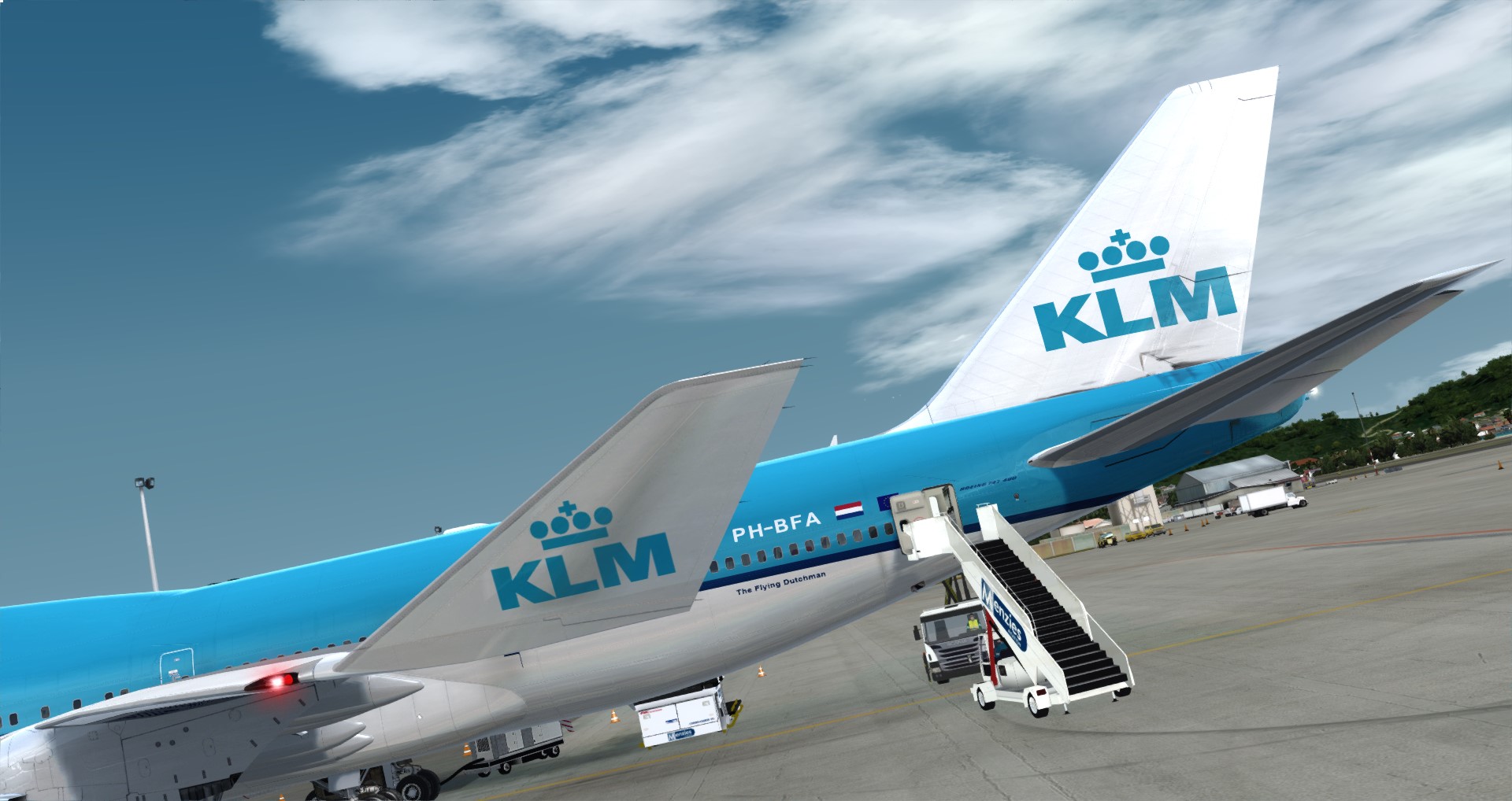 怀念曾经朱莉安娜公主TNCM的KLM744 那些非常的744降落镜头-5730 